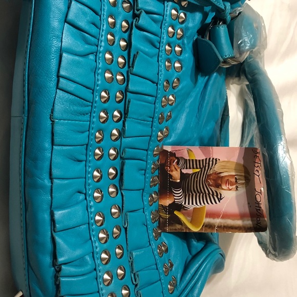 Betsy Johnson Leather satchel - Picture 1 of 7